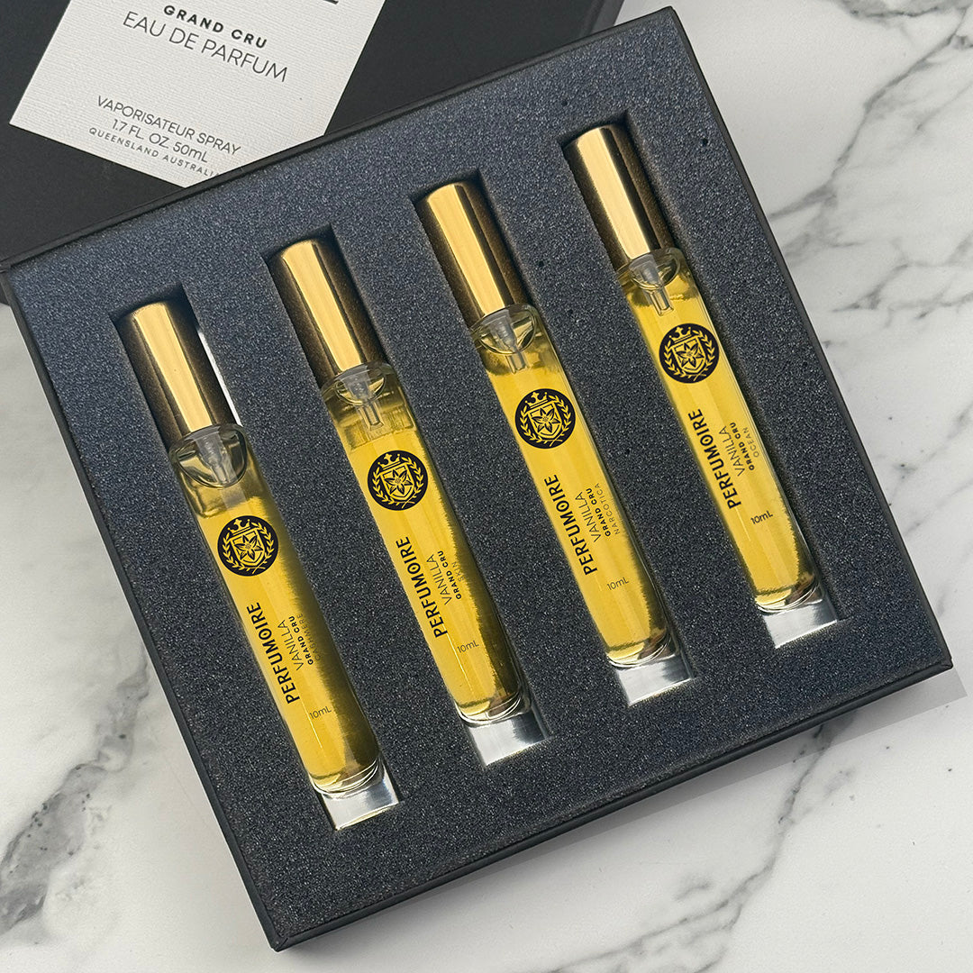 Grand Cru Vanilla: Four Bottle Gift Box :: Eau de Parfum